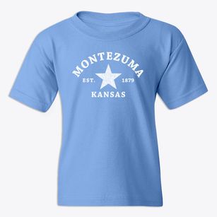Montezuma Kansas Star Youth T-shirt