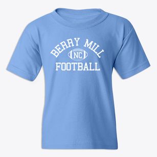 Berry Mill North Carolina Football Youth T-shirt