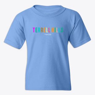Terrell Hills Texas Color Pop Youth T-shirt