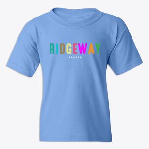 Ridgeway Alaska Color Pop Youth T-shirt