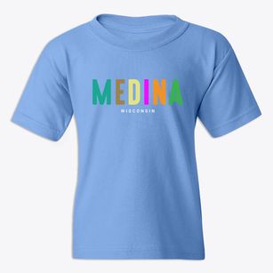 Medina Wisconsin Color Pop Youth T-shirt