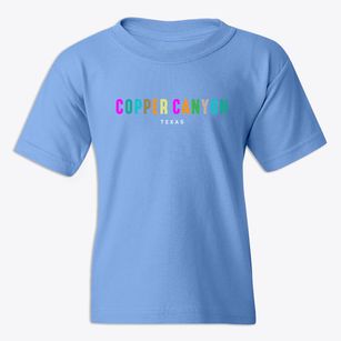 Copper Canyon Texas Color Pop Youth T-shirt