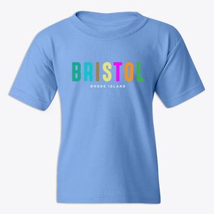 Bristol Rhode Island Color Pop Youth T-shirt