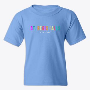 St. Regis Falls New York Color Pop Youth T-shirt