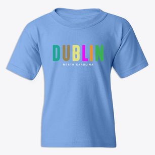 Dublin North Carolina Color Pop Youth T-shirt