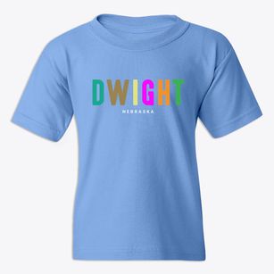 Dwight Nebraska Color Pop Youth T-shirt