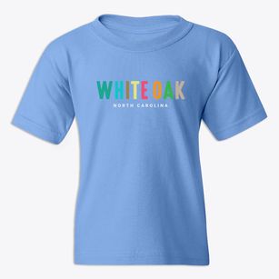 White Oak North Carolina Color Pop Youth T-shirt