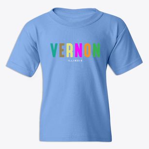 Vernon Illinois Color Pop Youth T-shirt
