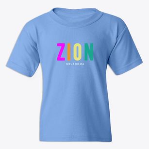 Zion Oklahoma Color Pop Youth T-shirt
