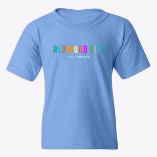 Redwood City California Color Pop Youth T-shirt