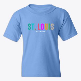 St. Louis Michigan Color Pop Youth T-shirt