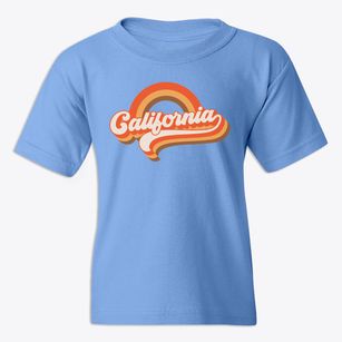  California Retro Rainbow Youth T-shirt