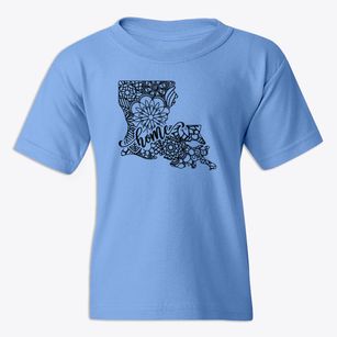  Louisiana Mandala Youth T-shirt