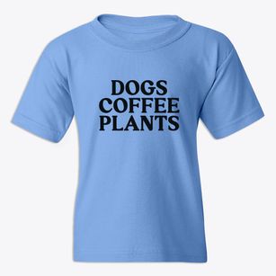   Dogs Coffee Plants Youth T-shirt