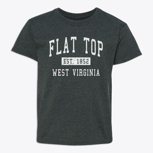 Flat Top West Virginia Classic Established Youth T-shirt