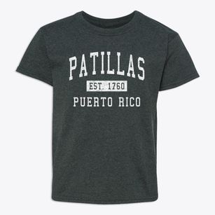Patillas Puerto Rico Classic Established Youth T-shirt