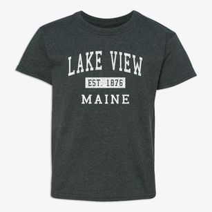 Lake View Maine Classic Established Youth T-shirt