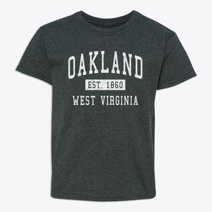 Oakland West Virginia Classic Established Youth T-shirt