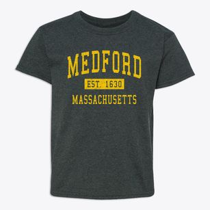 Medford Massachusetts Classic Established Youth T-shirt