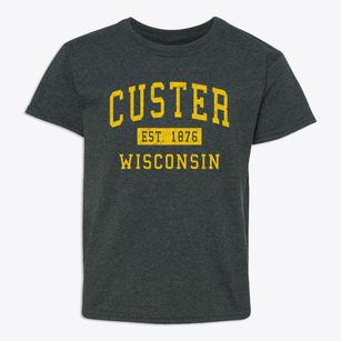 Custer Wisconsin Classic Established Youth T-shirt