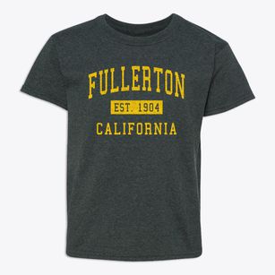Fullerton California Classic Established Youth T-shirt