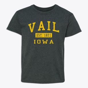 Vail Iowa Classic Established Youth T-shirt