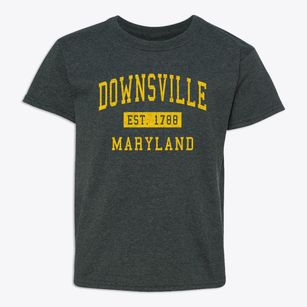 Downsville Maryland Classic Established Youth T-shirt