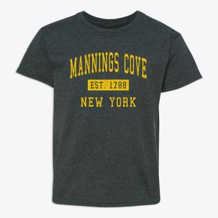Mannings Cove New York Classic Established Youth T-shirt