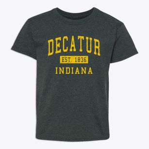 Decatur Indiana Classic Established Youth T-shirt
