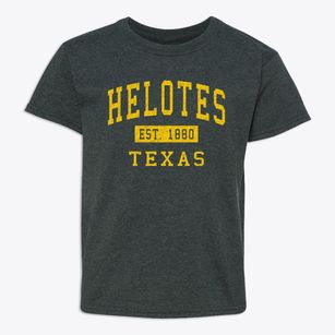 Helotes Texas Classic Established Youth T-shirt