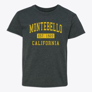Montebello California Classic Established Youth T-shirt