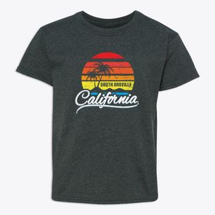 South Oroville California Palm Tree Sunset Youth T-shirt