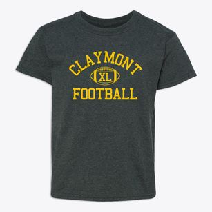 Claymont Intermediate School Classic Football Youth T-shirt