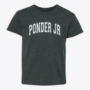 Ponder Jr High School Varsity Arch Youth T-shirt