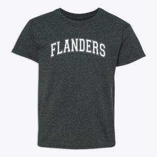 Flanders Elementary School Varsity Arch Youth T-shirt