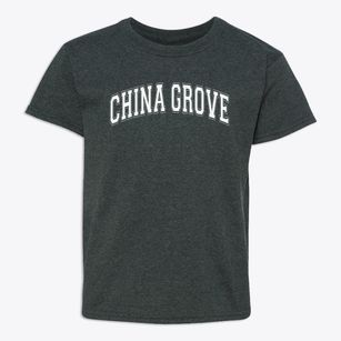 China Grove Elementary School Varsity Arch Youth T-shirt