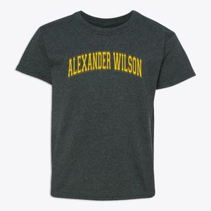 Alexander Wilson Elementary School Varsity Arch Youth T-shirt