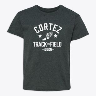 Cortez Middle School Track and Field Youth T-shirt