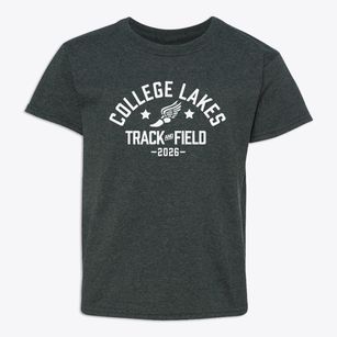 College Lakes Elementary School Track and Field Youth T-shirt