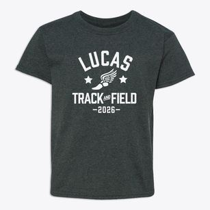 Lucas Middle School Track and Field Youth T-shirt