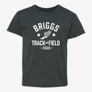 Briggs High School Track and Field Youth T-shirt