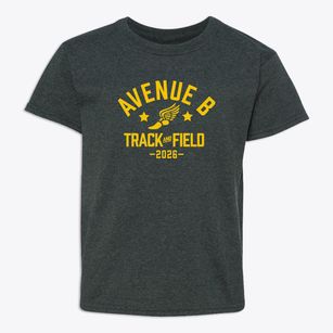 Avenue B Elementary School Track and Field Youth T-shirt