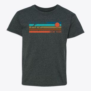 St. Regis Falls New York Blissful Sunset Youth T-shirt