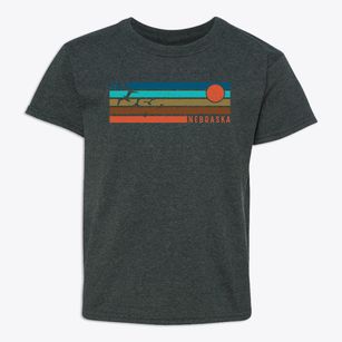 Abie Nebraska Blissful Sunset Youth T-shirt