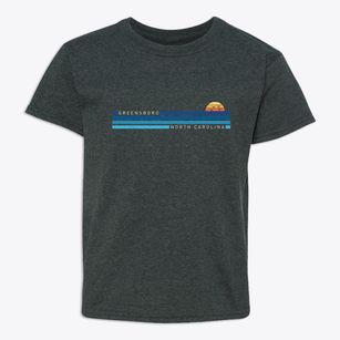 Greensboro North Carolina Water View Youth T-shirt