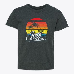 Parker South Carolina Palm Tree Sunset Youth T-shirt