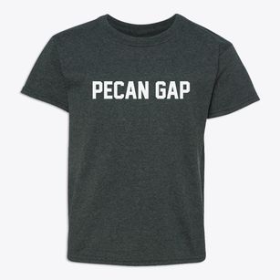 Pecan Gap Texas Classic Block Youth T-shirt