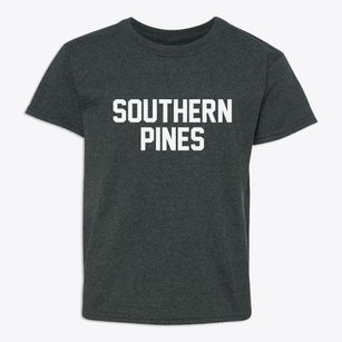 Southern Pines North Carolina Classic Block Youth T-shirt