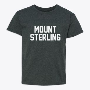 Mount Sterling Iowa Classic Block Youth T-shirt