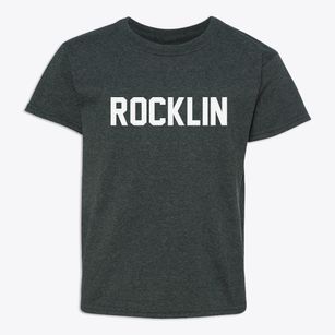 Rocklin California Classic Block Youth T-shirt